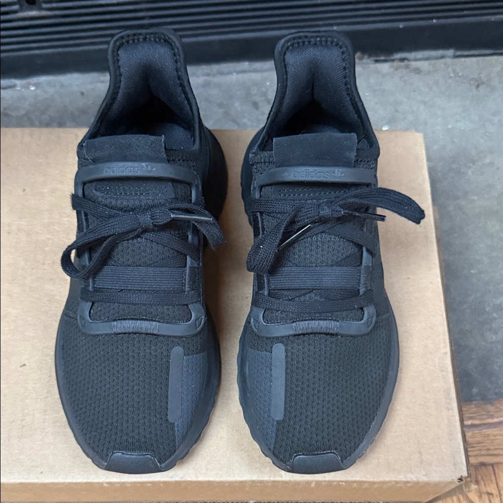 Adidas Triple Black Running Shoes